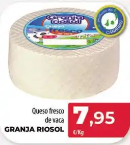 Spar Tenerife GRANJA RIOSOL Queso fresco de vaca oferta
