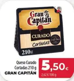 Spar Tenerife GRAN CAPITÁN Queso Curado Cortadas oferta