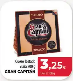 Spar Tenerife GRAN CAPITÁN Queso Tostado cuña oferta
