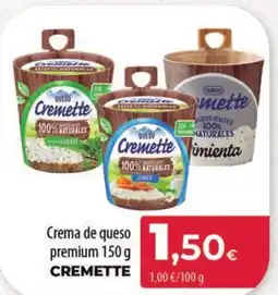 Spar Tenerife CREMETTE Crema de queso premium oferta