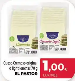 Spar Tenerife EL PASTOR Queso Cremoso original o light lonchas oferta