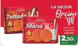Spar Tenerife CUÉTARA Galletas María o Tostada oferta