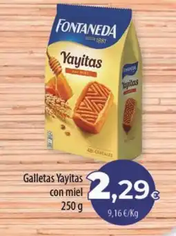 Spar Tenerife FONTANEDA Galletas Yayitas con miel oferta