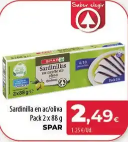 Spar Tenerife SPAR Sardinilla en ac/oliva oferta