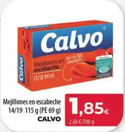 Spar Tenerife CALVO Mejillones en escabeche oferta