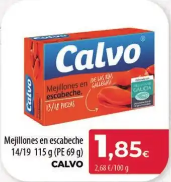Spar Tenerife CALVO Mejillones en escabeche oferta