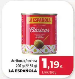 Spar Tenerife LA ESPAÑOLA Aceituna r/anchoa oferta