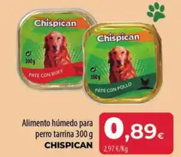 Spar Tenerife CHISPICAN Alimento húmedo para perro tarrina oferta