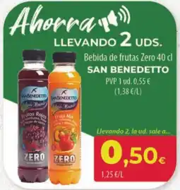 Spar Tenerife SAN BENEDETTO Bebida de frutas Zero oferta