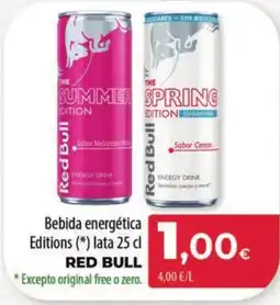 Spar Tenerife RED BULL Bebida energética Editions oferta