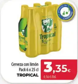 Spar Tenerife TROPICAL Cerveza con limón oferta