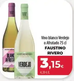 Spar Tenerife FAUSTINO Vino blanco Verdejo o Afrutado oferta