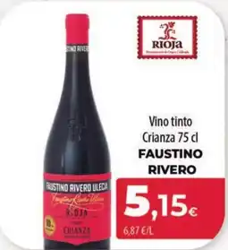 Spar Tenerife FAUSTINO RIVERO Vino tinto Crianza oferta