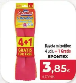 Spar Tenerife SPONTEX Bayeta microfibre oferta