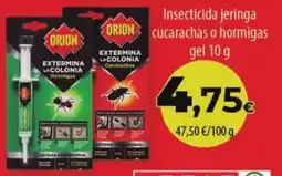 Spar Tenerife ORION Insecticida jeringa Cucarachas o hormigas gel oferta