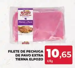 Spar Tenerife ELPOZO Filete de pechuga de pavo extra tierna oferta