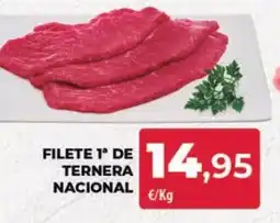 Spar Tenerife Filete 1" de ternera nacional oferta