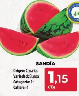 Spar Tenerife Sandía oferta