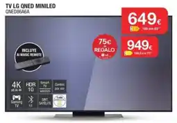 Milar LG Tv qned miniled qned86a6a oferta