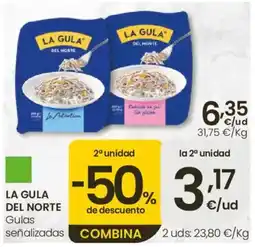 Eroski LA GULA DEL NORTE Gulas señalizadas oferta