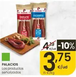Eroski PALACIOS Los productos señalizados oferta