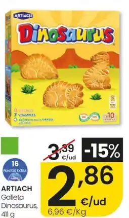 Eroski ARTIACH Galleta Dinosaurus oferta