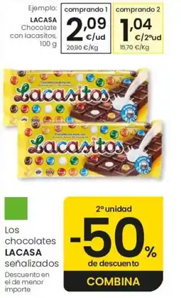 Eroski LACASA Los chocolates señalizados oferta
