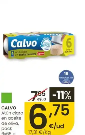 CALVO Atún claro en aceite de oliva