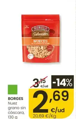 Eroski BORGES Nuez grano sin cáscara oferta