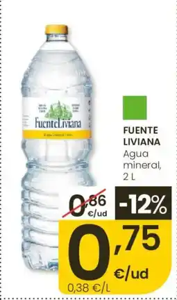 Eroski FUENTE LIVIANA Agua mineral oferta