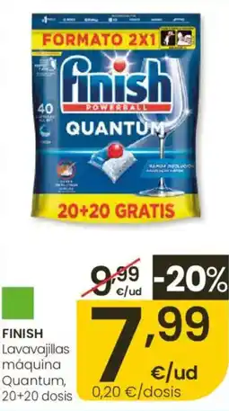 Eroski FINISH Lavavajillas máquina Quantum oferta