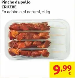 Alcampo CRUZBE Pincho de pollo oferta