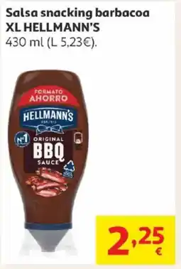 Alcampo HELLMANN'S Salsa snacking barbacoa XL oferta