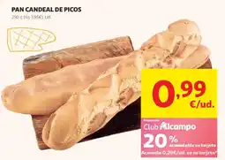 Alcampo Pan candeal de picos oferta