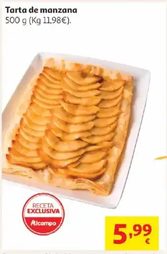 Alcampo Tarta de manzana oferta