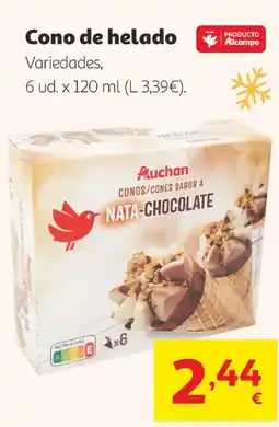 Alcampo Cono de helado oferta
