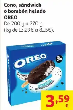 Alcampo OREO Cono, sandwich o bombón helado oferta