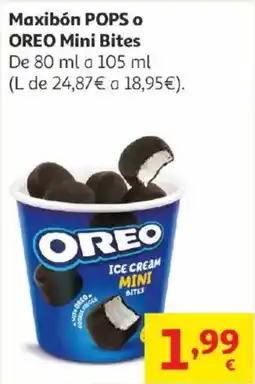 Alcampo OREO Maxibón pops o mini bites oferta