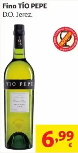Alcampo Fino TÍO PEPE D.O. Jerez oferta