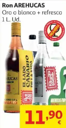 Alcampo AREHUCAS Ron Oro o blanco + refresco oferta
