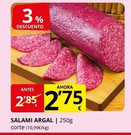 Supermercados MAS ARGAL Salami oferta