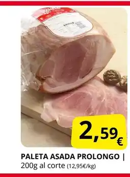 Supermercados MAS Paleta asada prolongo oferta