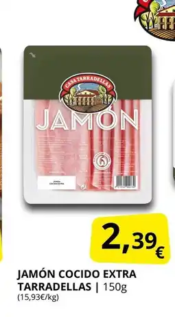 Supermercados MAS TARRADELLAS Jamón cocido extra oferta