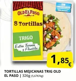 Supermercados MAS OLD EL PASO Tortillas mejicanas trig oferta