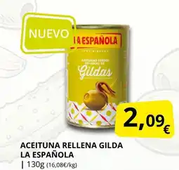 Supermercados MAS LA ESPAÑOLA Aceituna rellena gilda oferta
