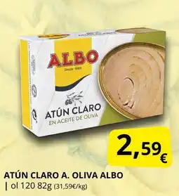 Supermercados MAS ALBO Atún claro a. oliva oferta