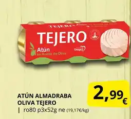 Supermercados MAS TEJERO Atún almadraba oliva oferta