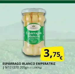 Supermercados MAS EMPERATRIZ Espárrago blanco oferta