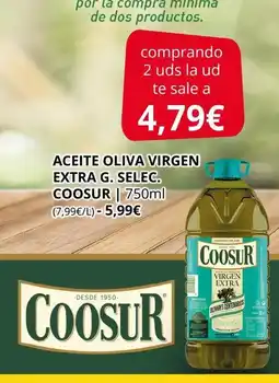 Supermercados MAS COOSUR Aceite oliva virgen extra g. selec. oferta