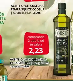 Supermercados MAS LA ESPAÑOLA Aceite o.v.e hojiblanca oferta